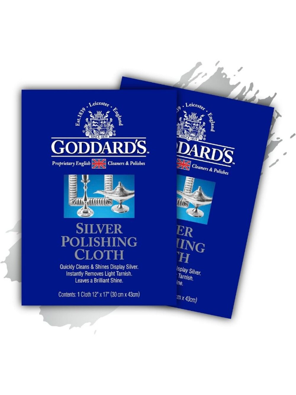 Silver Polishing Cloths - 2 Pack for Sterling Silver, Gold & Jewelry Care